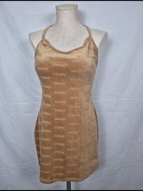 Skims Logo Bodycon Mini Dres